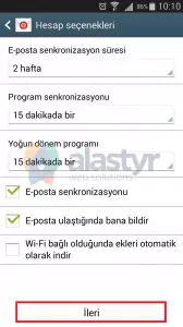 android mail kurmak